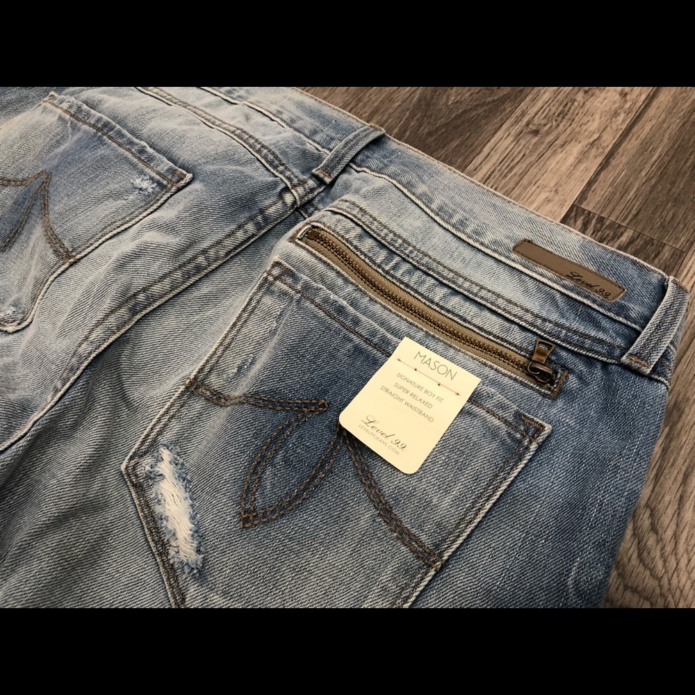 Women’s Level 99  Mason jeans, Boy fit